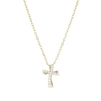 Collana Amen Donna Croci in Argento Zircone CLCR0GBZ